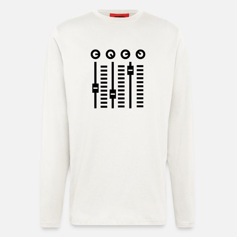 DJ Turntable - Longsleeve - made by SPREAD  - OFF WHITE
