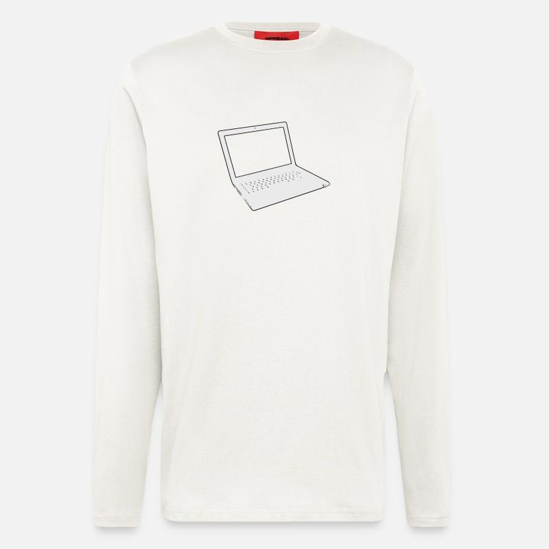 Computer - Langarmshirt - made by SPREAD  - OFF WHITE