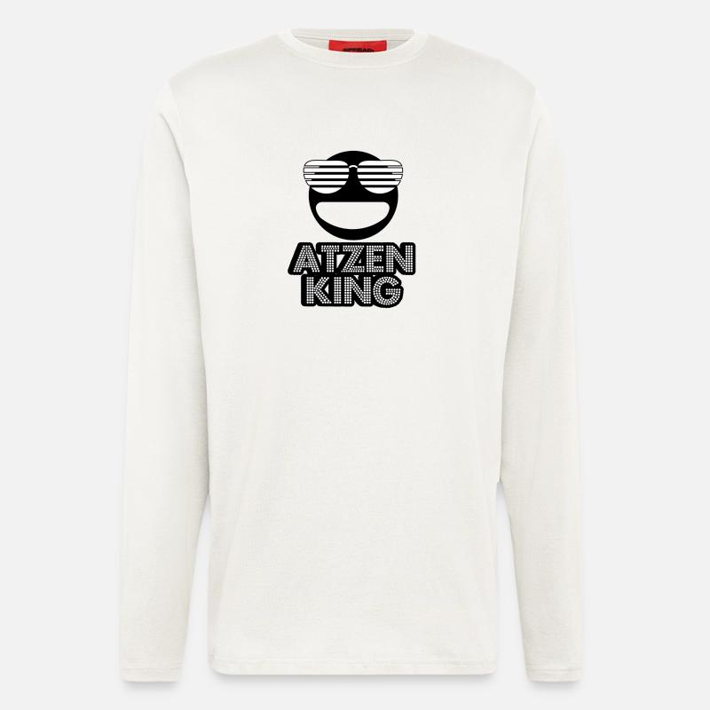 Atzen King Smiley - Langarmshirt - made by SPREAD - OFF WHITE