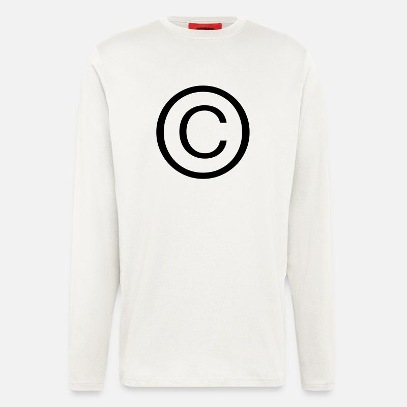 Copyright - Langarmshirt - made by SPREAD  - OFF WHITE