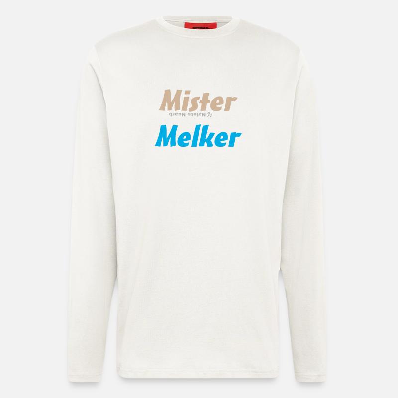 Mister Melker - Langarmshirt - made by SPREAD  - OFF WHITE