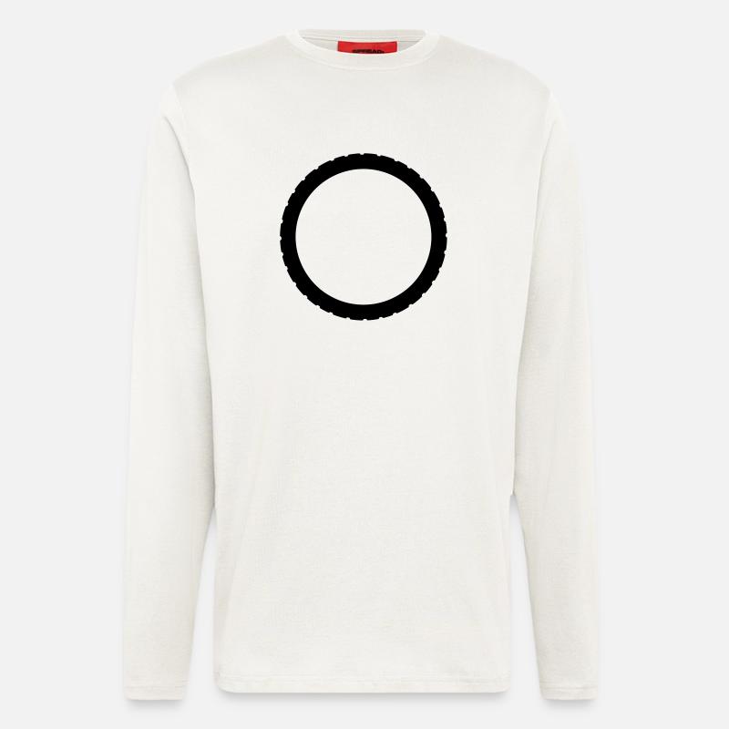 bike_einzelteil16 - Langarmshirt - made by SPREAD - OFF WHITE
