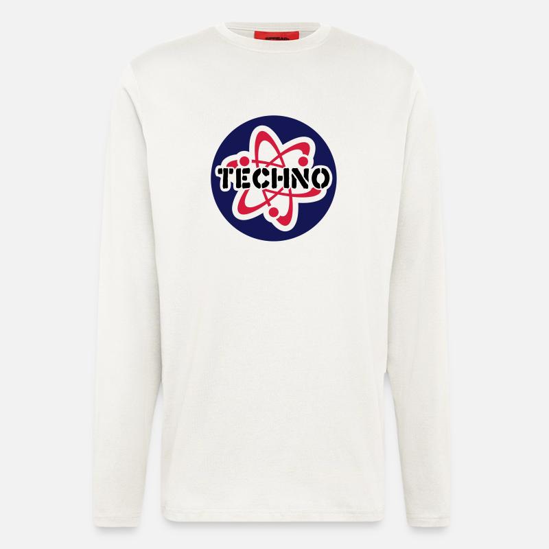 Techno__V006 - Longsleeve - made by SPREAD  - OFF WHITE