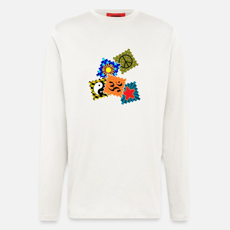 LSD Blotter__N002 - Langarmshirt - made by SPREAD  - OFF WHITE