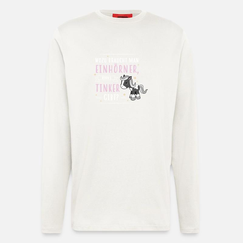 Wozu Einhörner Tinker - Langarmshirt - made by SPREAD  - OFF WHITE