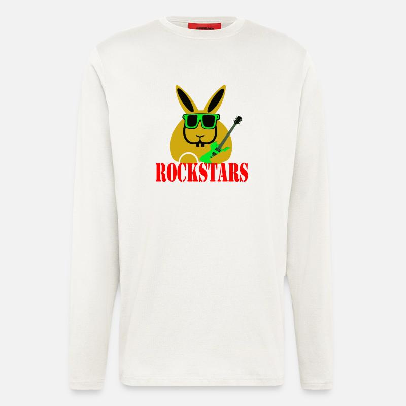 rabbit rockstars - Langarmshirt - made by SPREAD  - OFF WHITE