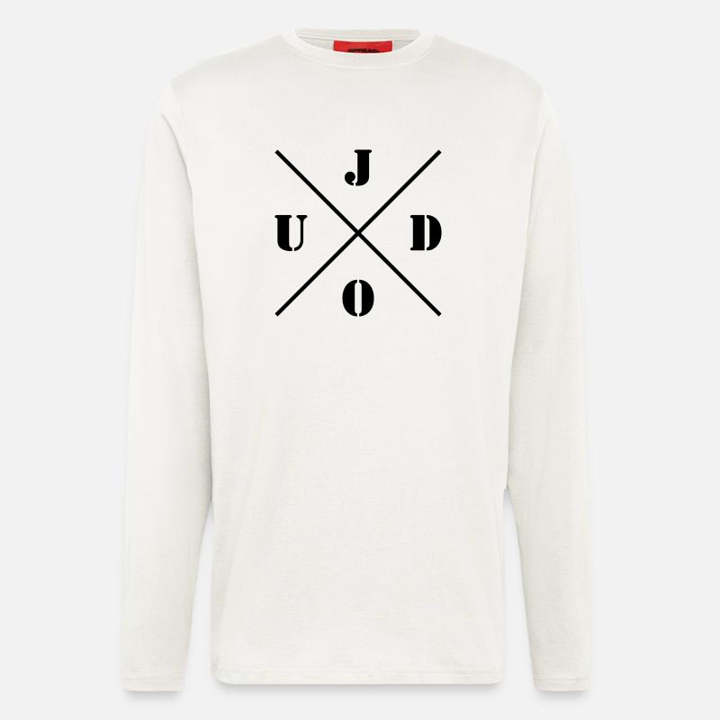 Judo Logo - Langarmshirt - made by SPREAD  - OFF WHITE
