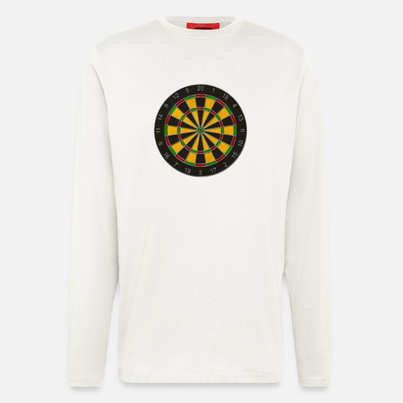 DARTscheibe / DARTboard - Langarmshirt - made by SPREAD  - OFF WHITE