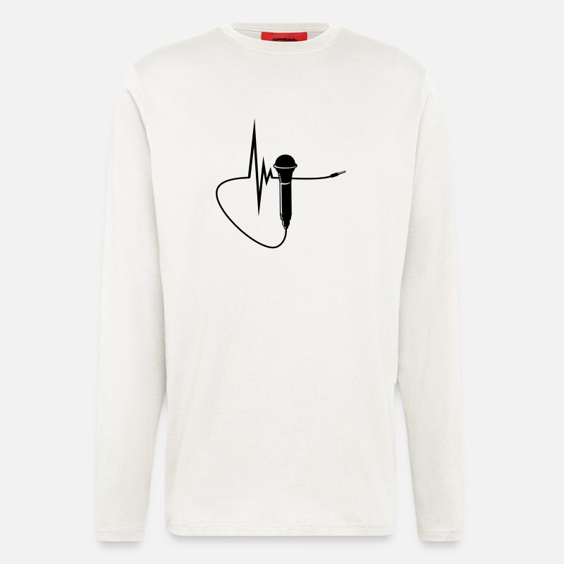 singing_pulse - Longsleeve - made by SPREAD  - OFF WHITE