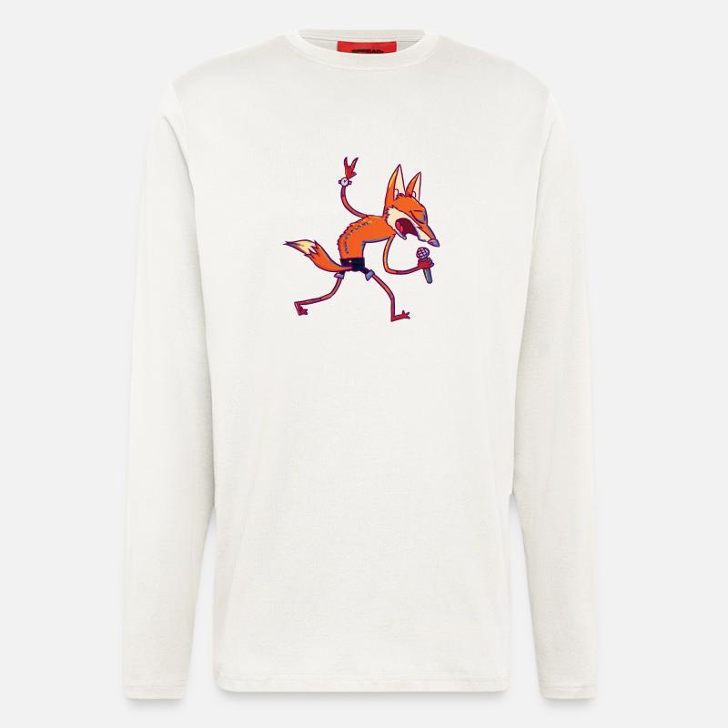 Fox - Longsleeve - made by SPREAD  - OFF WHITE