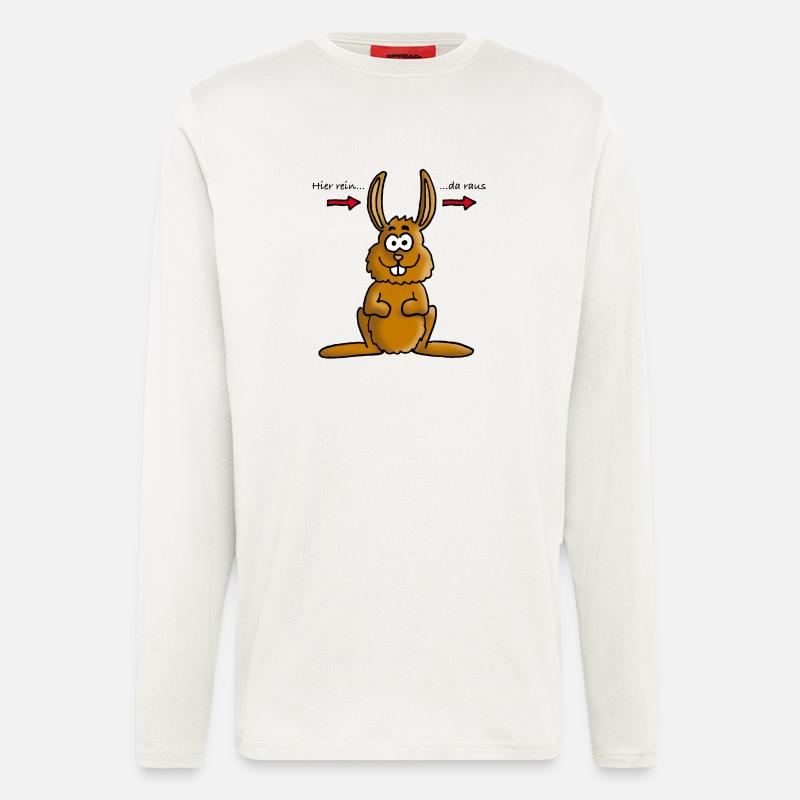 hase_02_b - Longsleeve - made by SPREAD - OFF WHITE