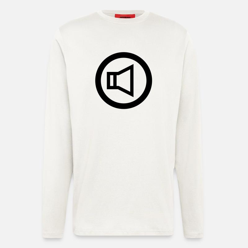 speaker icon - Longsleeve - made by SPREAD  - OFF WHITE