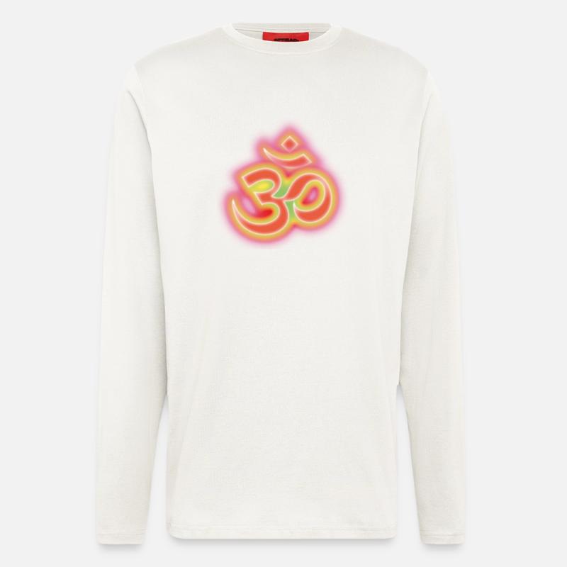 aum_om_inline_alegria1a - Langarmshirt - made by SPREAD  - OFF WHITE