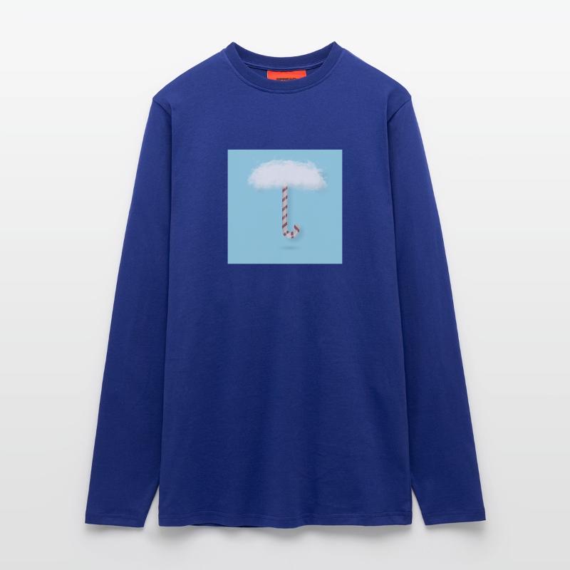 Candy Cane with Clouds Longsleeve - made by SPREAD 