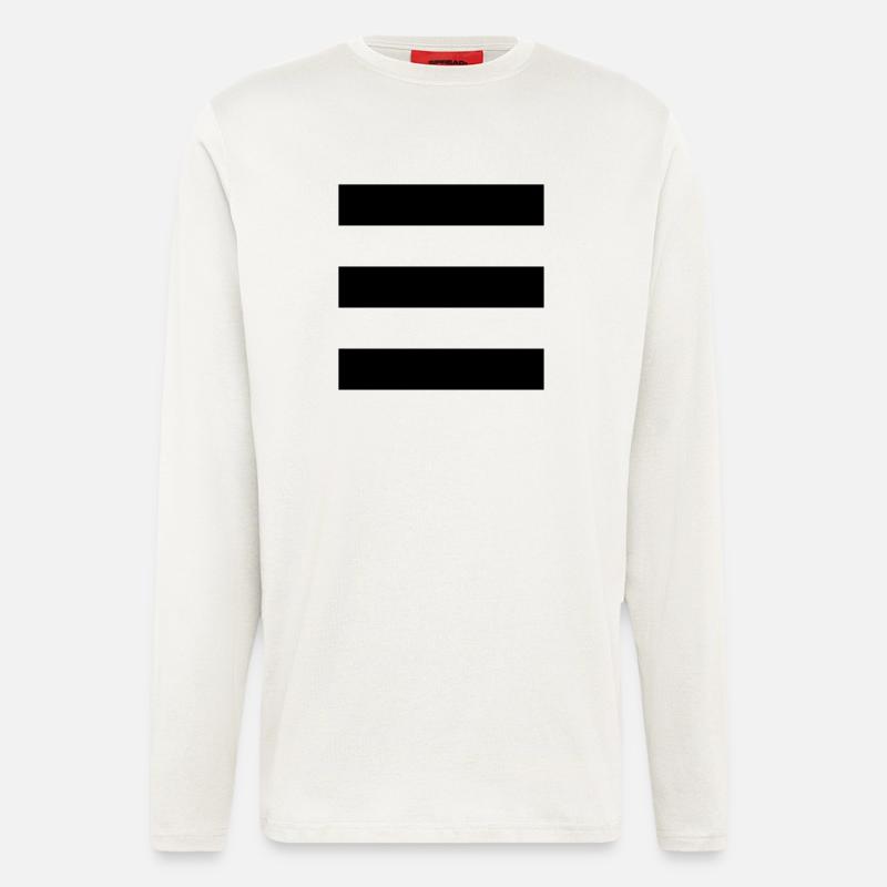 Three Stripes - Langarmshirt - made by SPREAD  - OFF WHITE