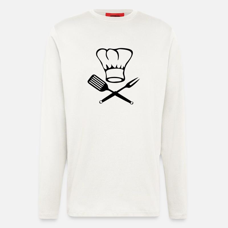 Kochen - Langarmshirt - made by SPREAD  - OFF WHITE