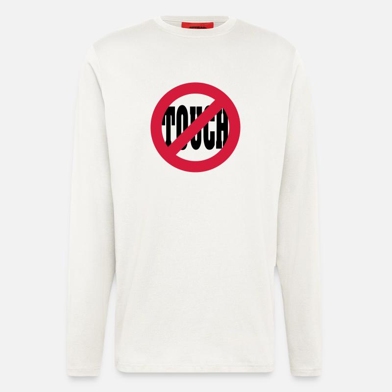 dont touch - Longsleeve - made by SPREAD  - OFF WHITE