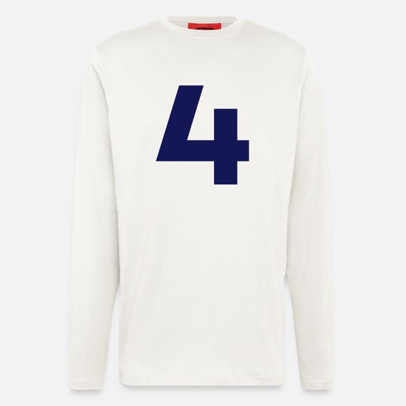 Vier 4 - Langarmshirt - made by SPREAD  - OFF WHITE