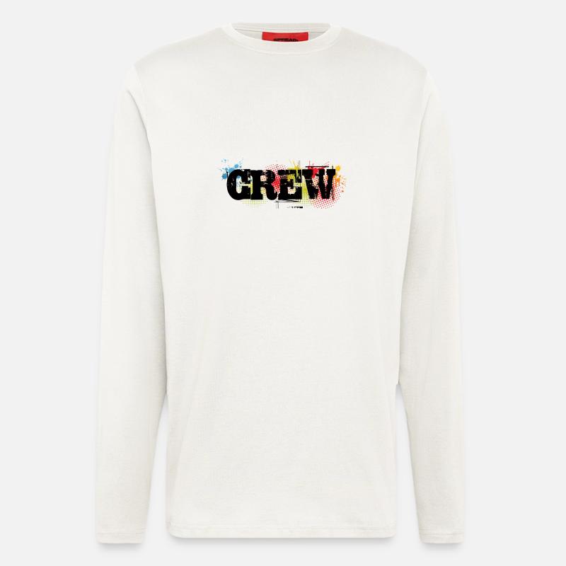 Crew de - Langarmshirt - made by SPREAD  - OFF WHITE