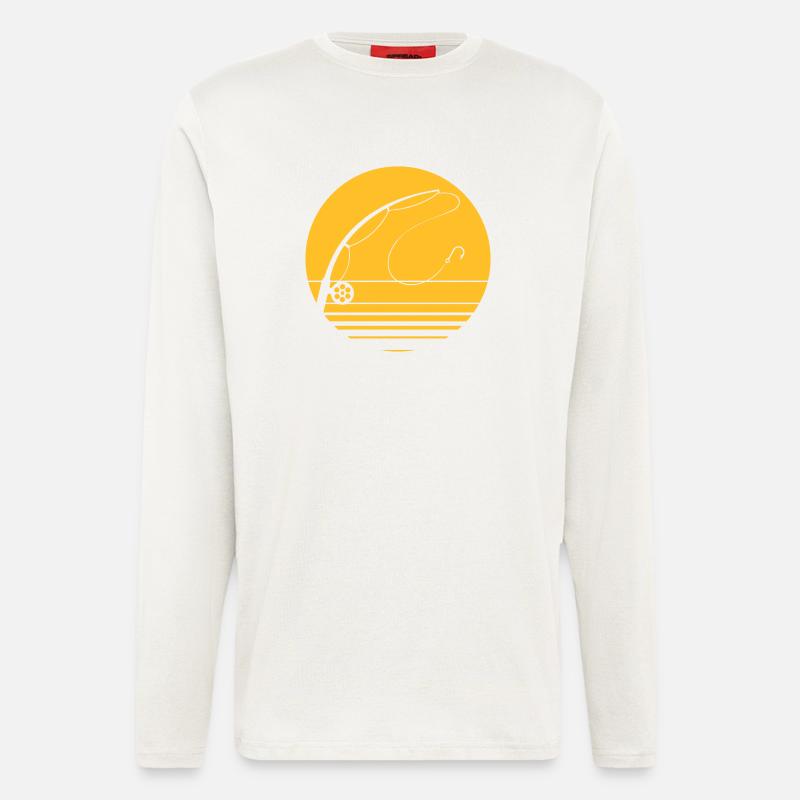 Fishing In The Sunset - Longsleeve - made by SPREAD  - OFF WHITE