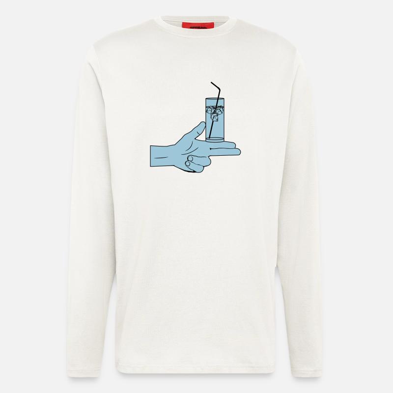 Pistolero Cóctel - Langarmshirt - made by SPREAD  - OFF WHITE