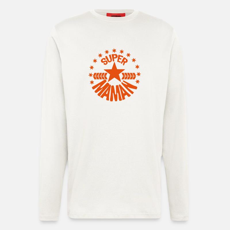 Superstar Mutter Sternen 1806 - Langarmshirt - made by SPREAD - OFF WHITE