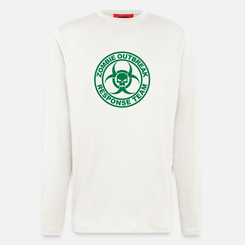Zombie Outbreak Response Team - Langarmshirt - made by SPREAD  - OFF WHITE