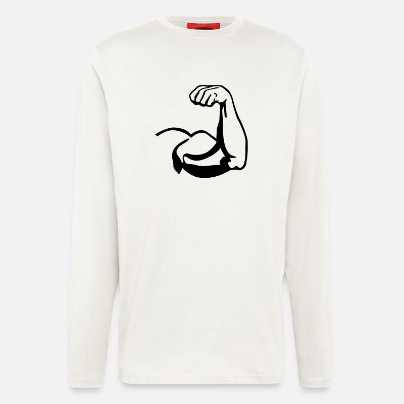 bicep__f1 - Langarmshirt - made by SPREAD  - OFF WHITE