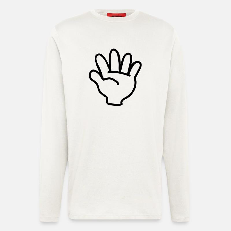 Kinderhand - Langarmshirt - made by SPREAD  - OFF WHITE