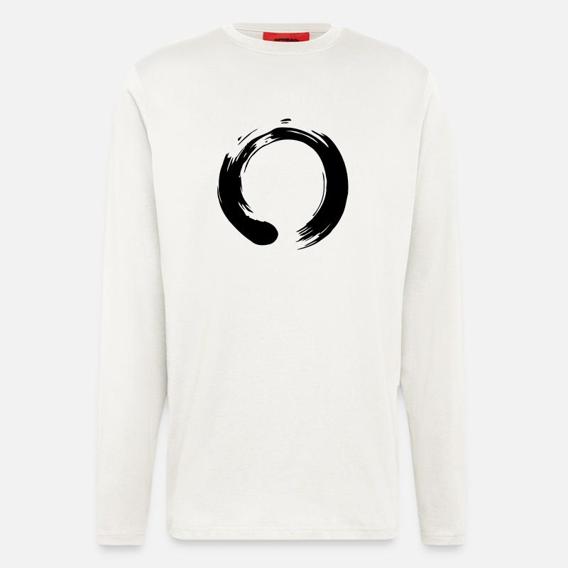 Enso Zen Vector - Longsleeve - made by SPREAD  - OFF WHITE