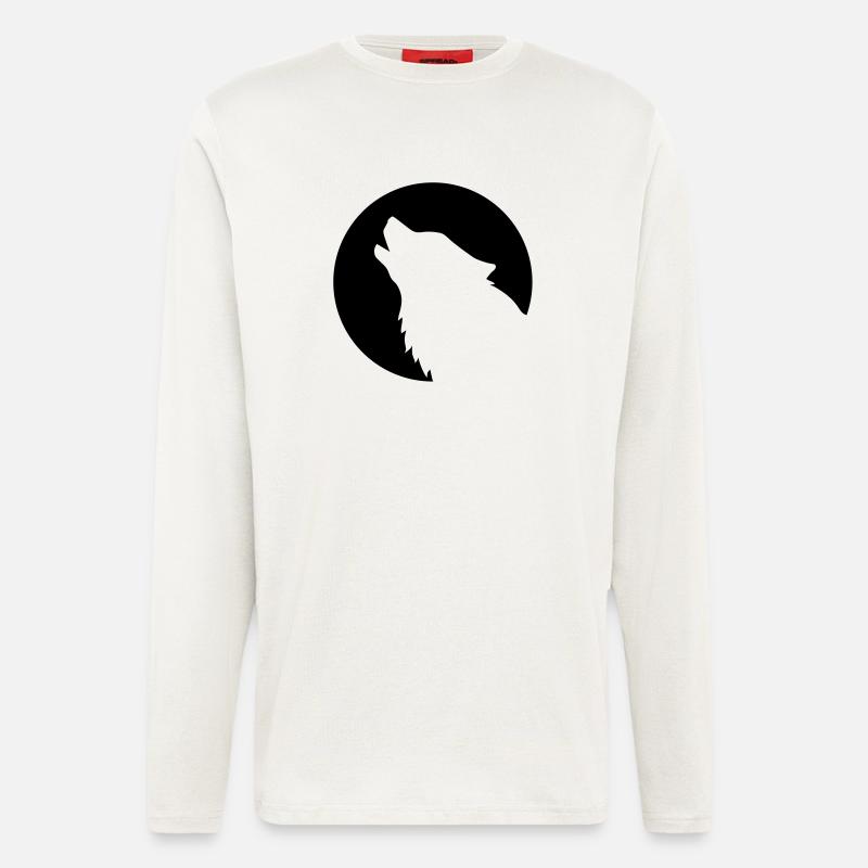 Wolf - Langarmshirt - made by SPREAD  - OFF WHITE