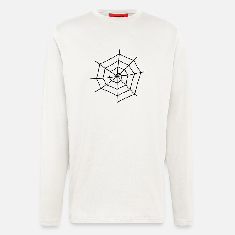 Spider__V001 - Langarmshirt - made by SPREAD  - OFF WHITE
