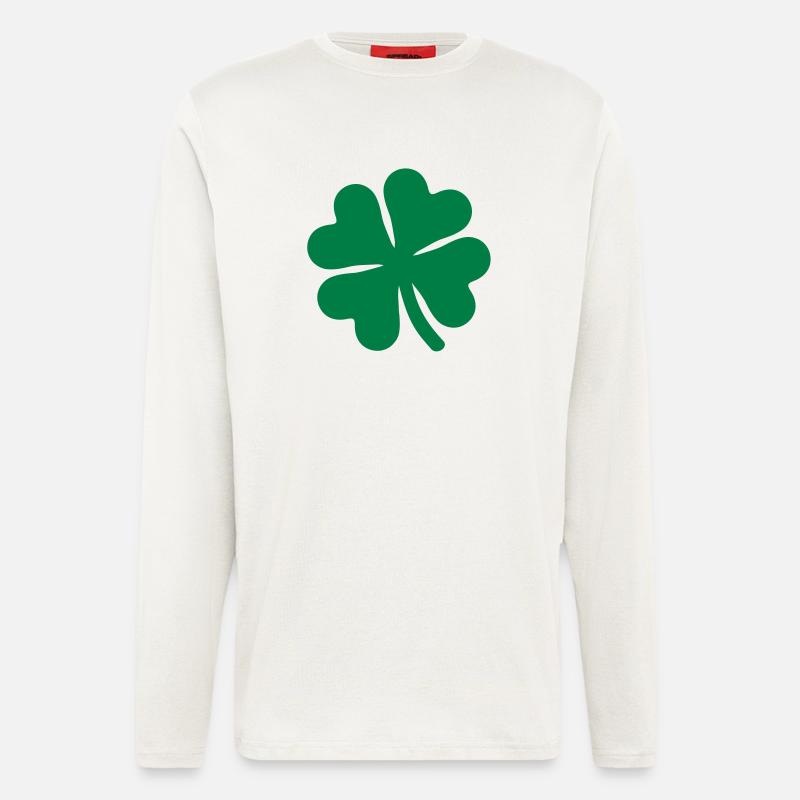 Kleeblatt - Langarmshirt - made by SPREAD - OFF WHITE