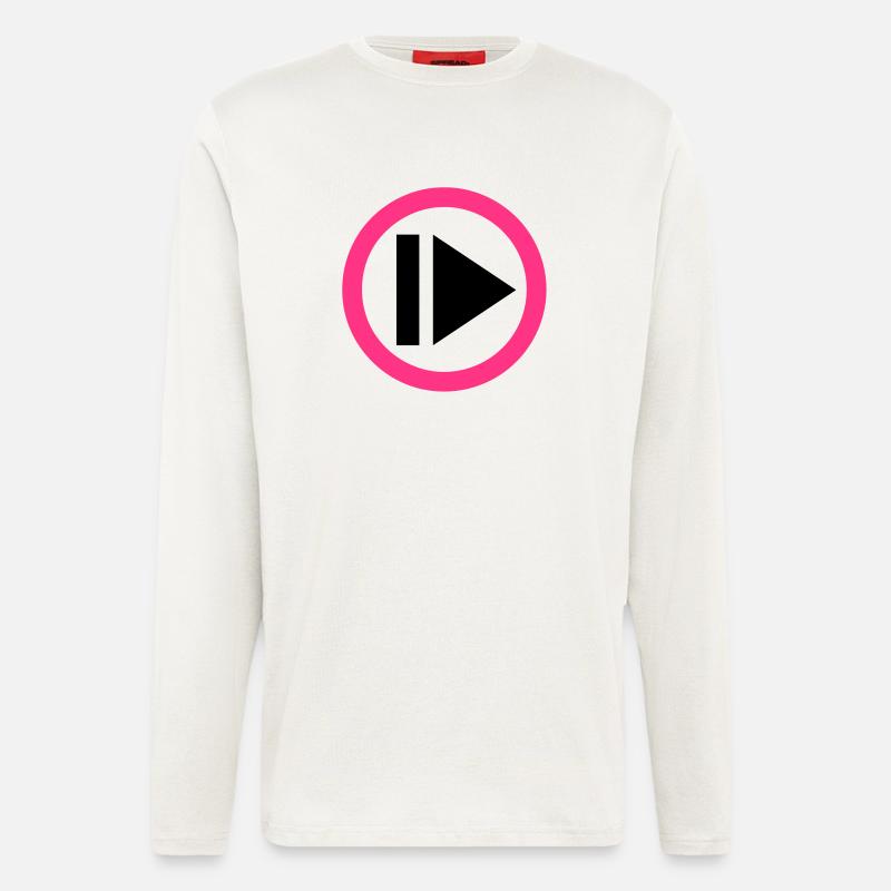 Play button - Longsleeve - made by SPREAD  - OFF WHITE