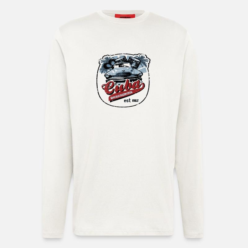 cubasoloblau - Langarmshirt - made by SPREAD  - OFF WHITE