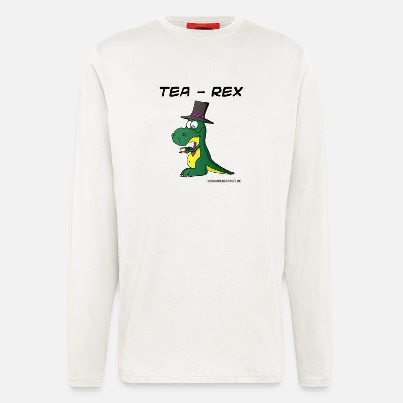 Tea-Rex - Langarmshirt - made by SPREAD  - OFF WHITE