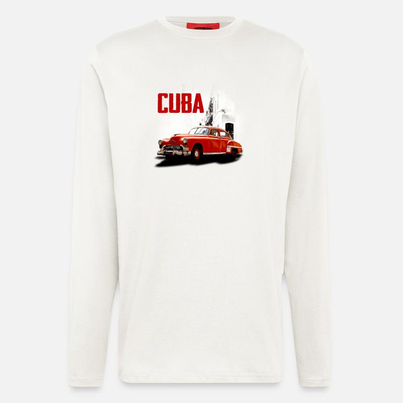 cubancar - Langarmshirt - made by SPREAD - OFF WHITE