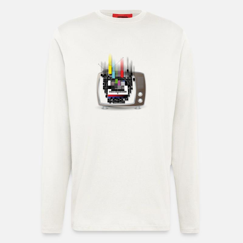 Flowing Test-Screen - Longsleeve - made by SPREAD  - OFF WHITE