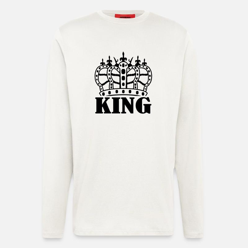 crown_king - Langarmshirt - made by SPREAD  - OFF WHITE