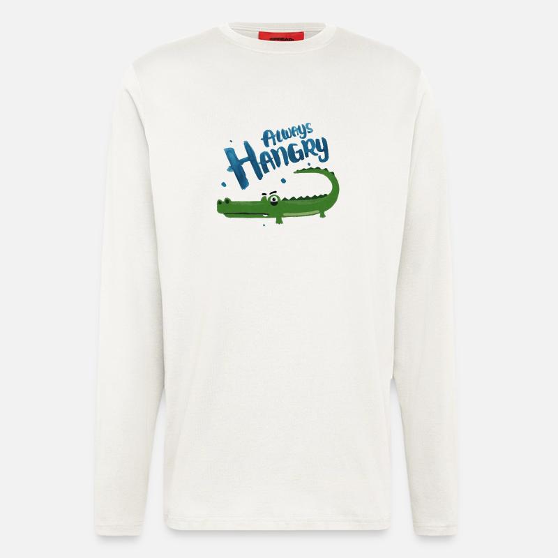 Always Hangry - Langarmshirt - made by SPREAD  - OFF WHITE