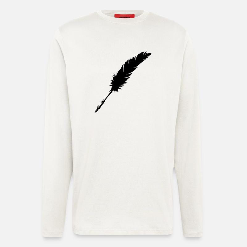 Feder - Langarmshirt - made by SPREAD  - OFF WHITE
