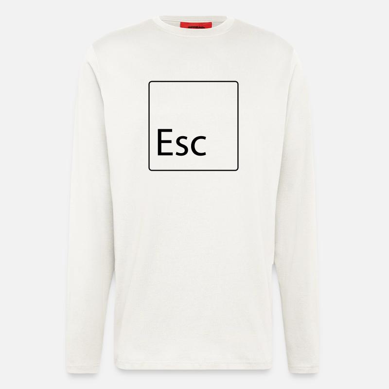esc - Longsleeve - made by SPREAD  - OFF WHITE