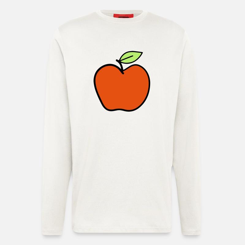 apple1 - Longsleeve - made by SPREAD  - OFF WHITE