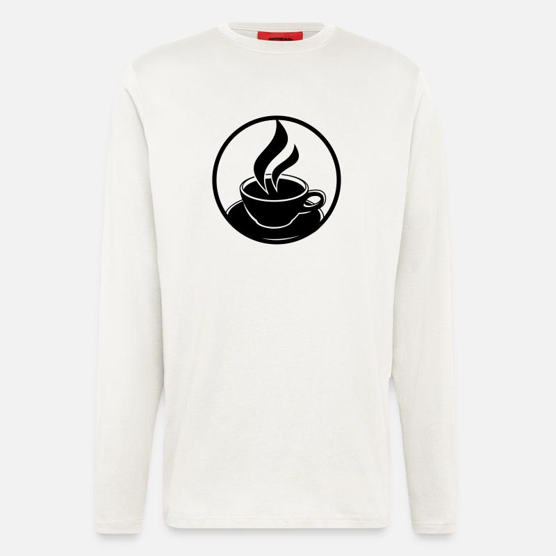 Coffee Cup Logo - Longsleeve - made by SPREAD  - OFF WHITE