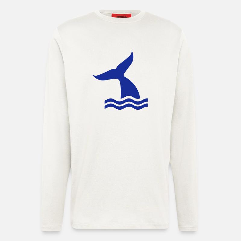 Wal - Langarmshirt - made by SPREAD  - OFF WHITE