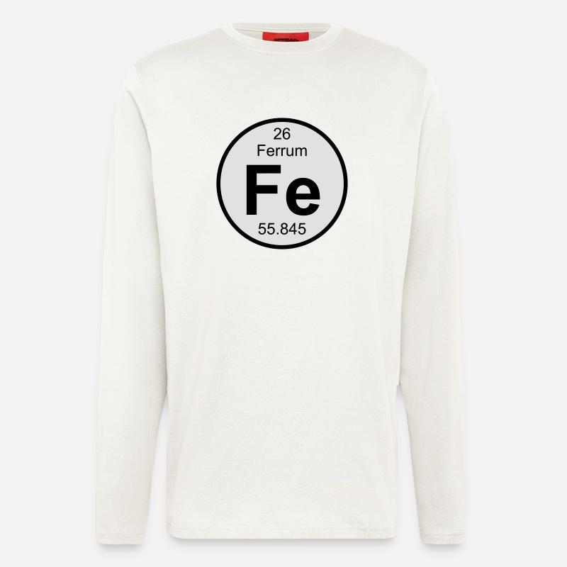Ferrum (Fe) (element 26) - Longsleeve - made by SPREAD  - OFF WHITE