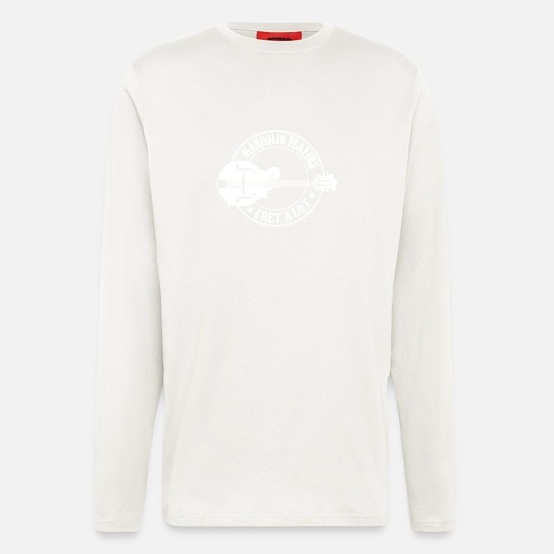 mandolin player - Longsleeve - made by SPREAD  - OFF WHITE