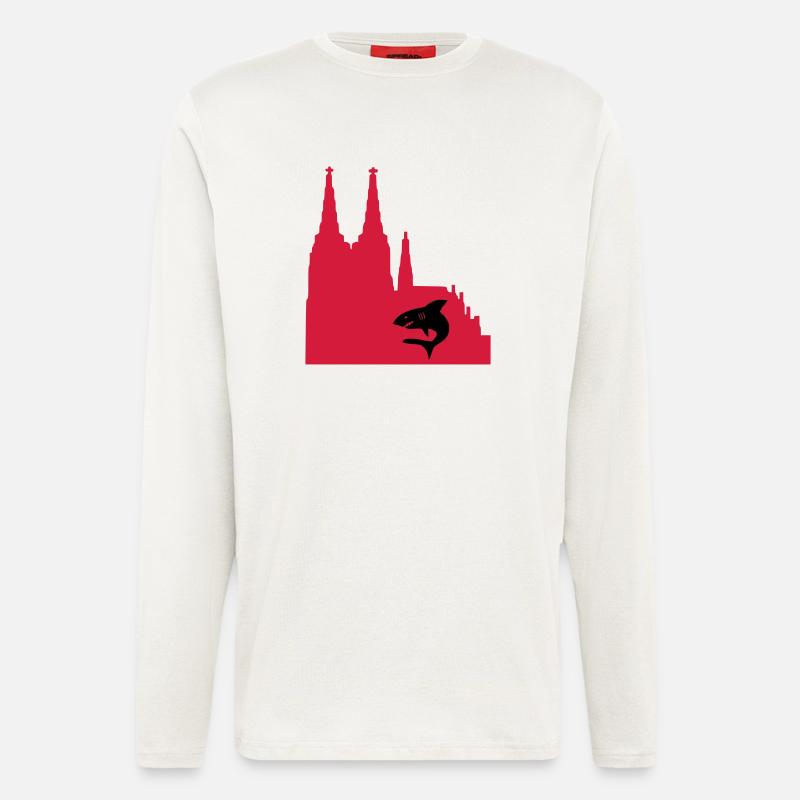 stadt_koeln_2 - Langarmshirt - made by SPREAD  - OFF WHITE