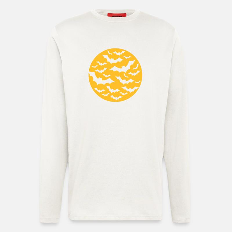 Fledermäuse - Langarmshirt - made by SPREAD  - OFF WHITE