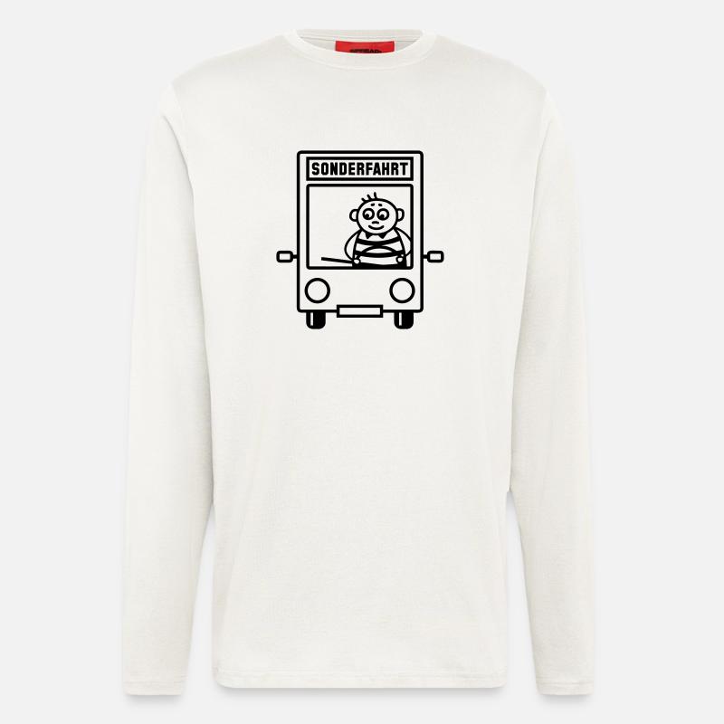 Bus driver - Sonderfahrt - Longsleeve - made by SPREAD  - OFF WHITE